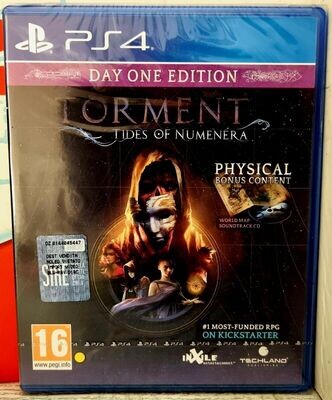 TORMENT TIDES OF NUMENERA DAY ONE - PS4 RPG CON MAPPA E SOUNDTRACK
