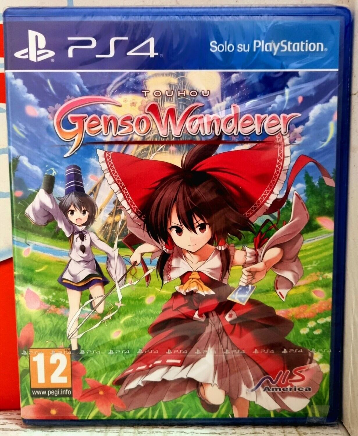 TOUHOU GENSO WANDERER - PS4 PLAYSTATION 4 JRPG ROGUELIKE COVER ITA
