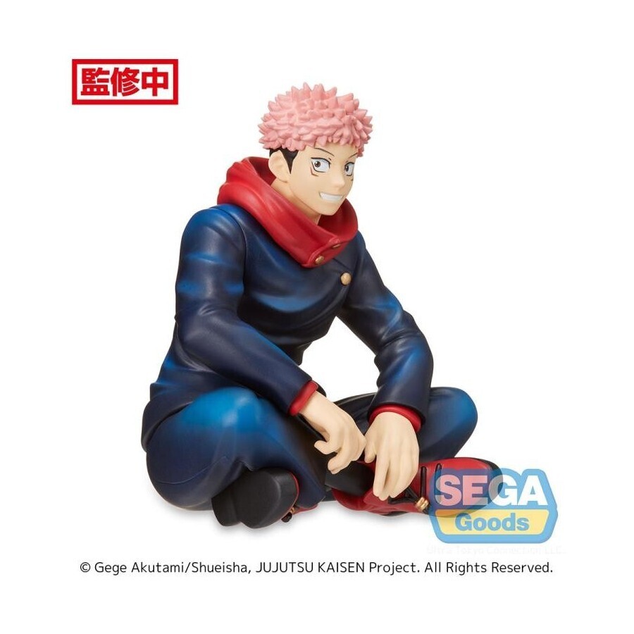 JUJUTSU KAISEN - YUJI ITADORI SEGA PERCHING STATUA FIGURE 11 CM
