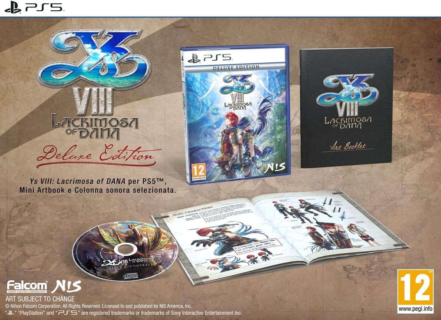YS VIII LACRIMOSA OF DANA DELUXE EDITION PS5 PLAYSTATION 5