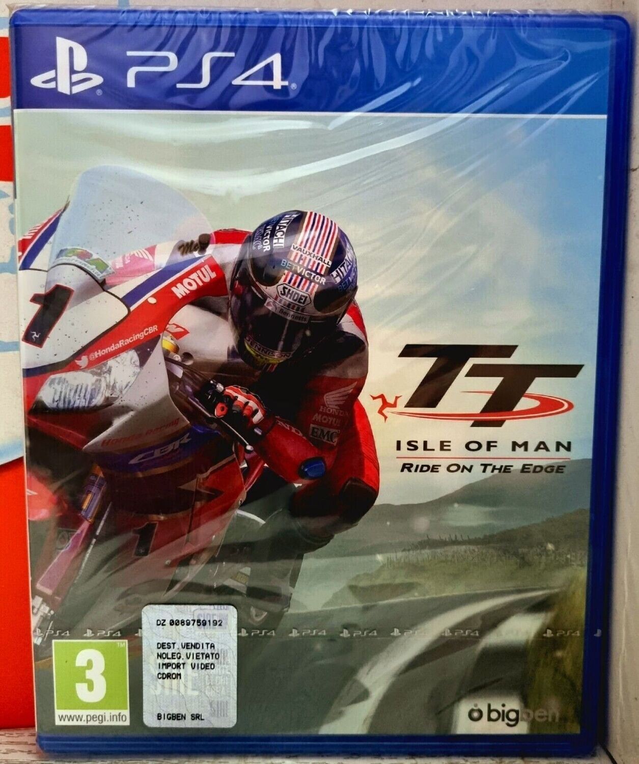 TT ISLE OF MAN RIDE ON THE EDGE - PS4 PLAYSTATION 4 RACING MOTO