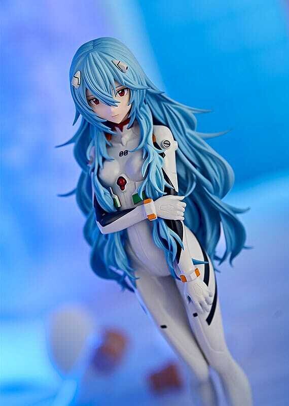 Rebuild Of Evangelion - Rei Ayanami Long Hair Statua Pop Up Parade 17cm
