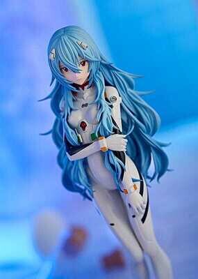 Rebuild Of Evangelion - Rei Ayanami Long Hair Statua Pop Up Parade 17cm
