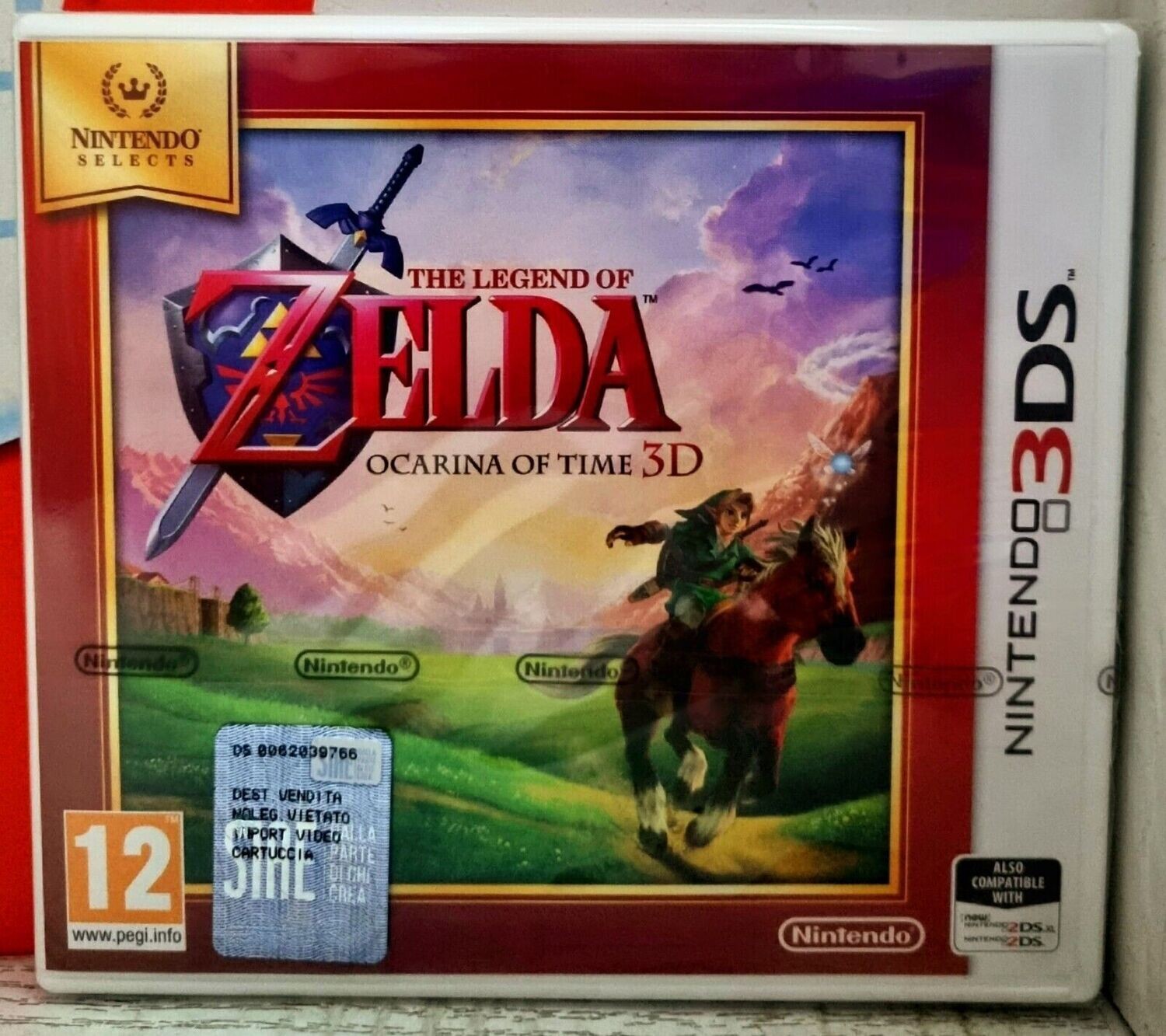 The Legend Of Zelda: Ocarina Of Time 3d Nintendo 3ds Pal Uk Con Italiano