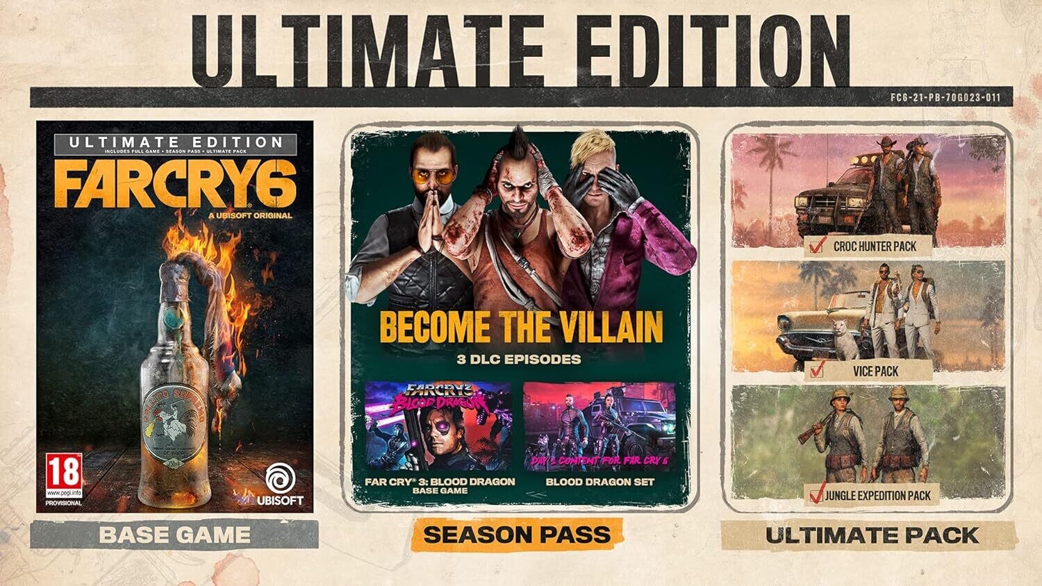 Far Cry 6 Ultimate Edition - Ps4 Playstation 4 Upgr. Ps5 Pal De Con Italiano