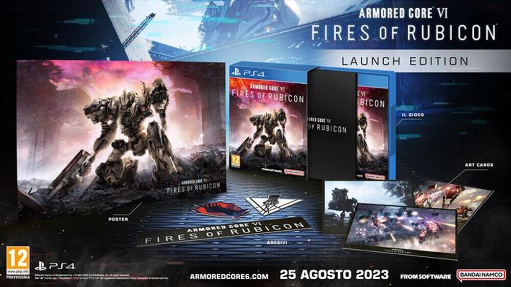 Armored Core VI Fires Of Rubicon Cofanetto Launch Edition PS4 Italiano