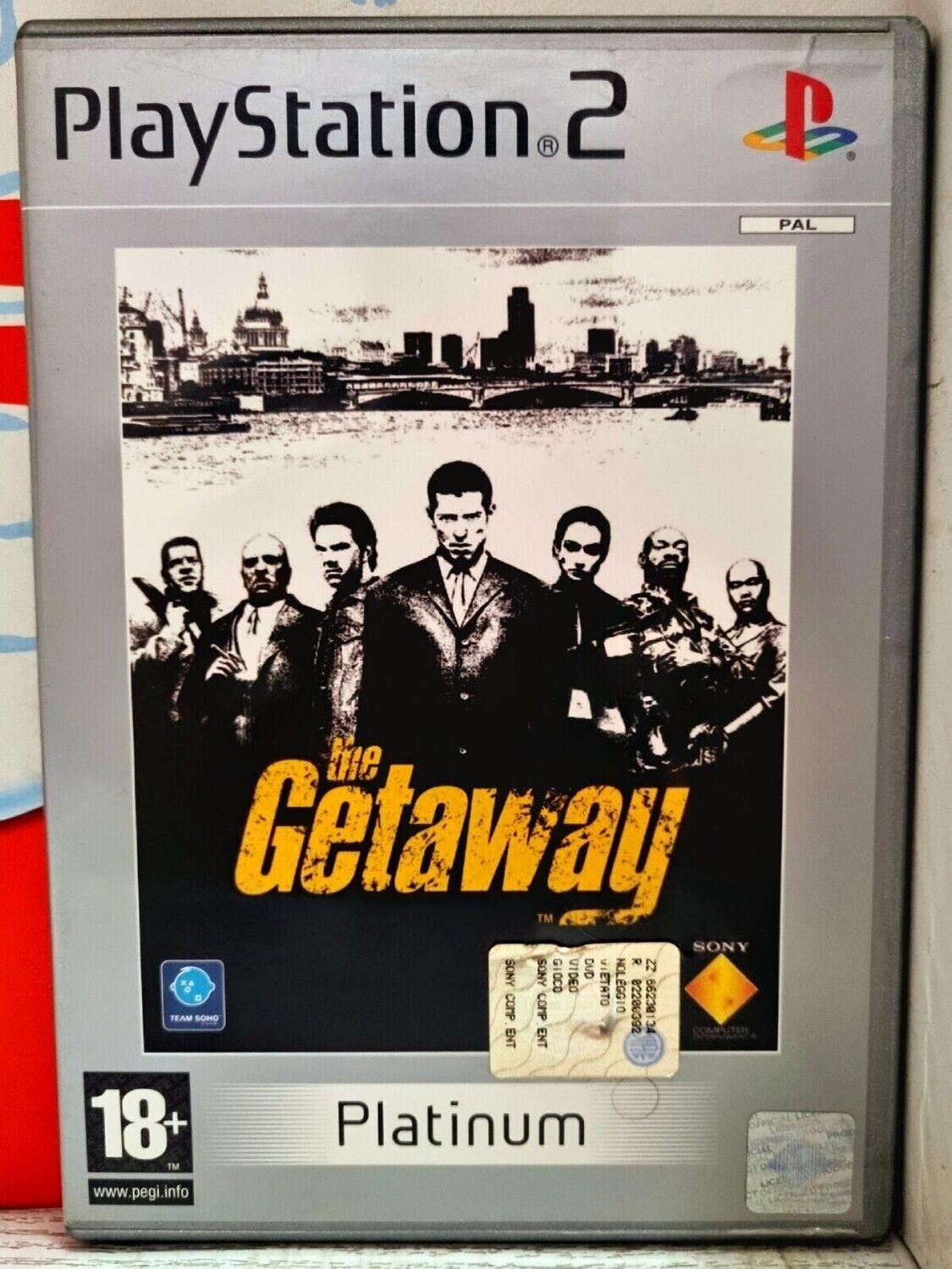 The Getaway - PS2 Playstation 2 Italiano Platinum Con Manuale E Mappa/Poster