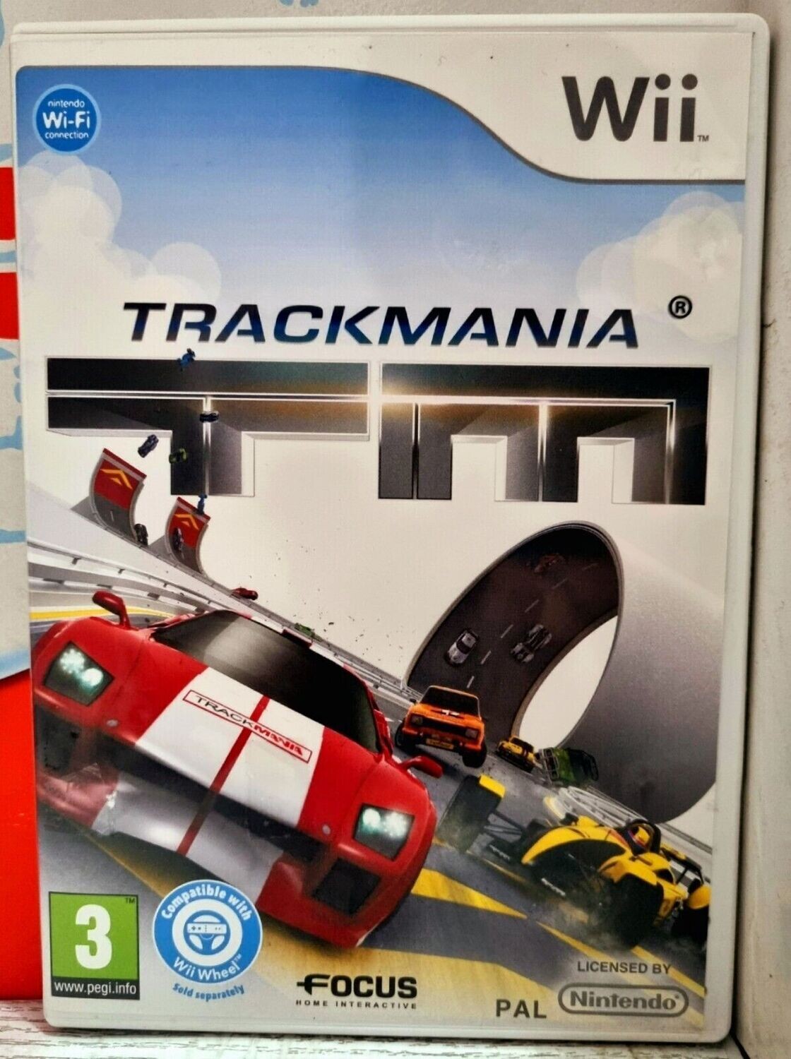 Trackmania Tm - Nintendo Wii Racing Game Arcade Edizione Regno Unito