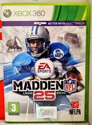 Ea Sports Nfl Madden 25 1989-2014 - Xbox 360 Football Americano Gioco Inglese
