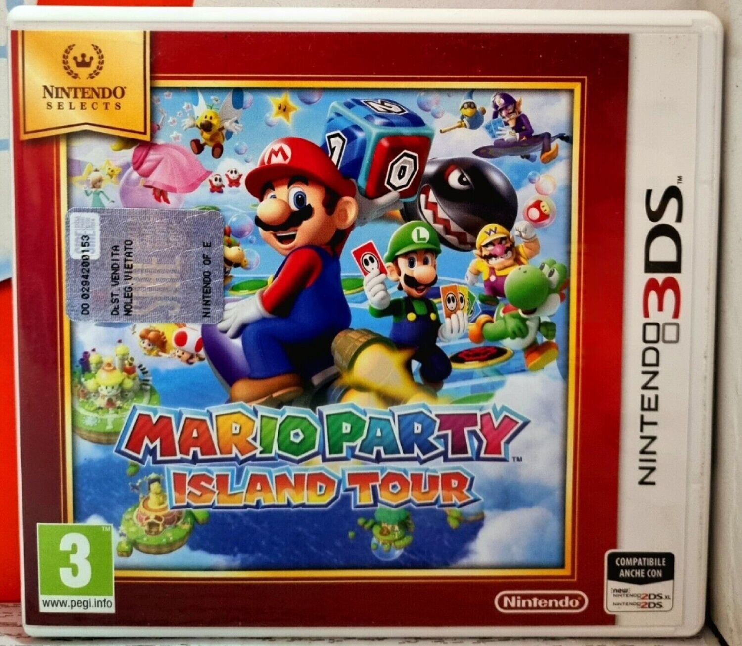 Mario Party Island Tour - Nintendo 2DS 3DS Italiano △ Blu Edizione Selects