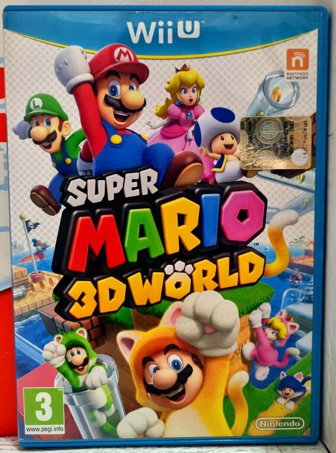 Super Mario 3D World - Nintendo Wii U Prima Stampa Italiana