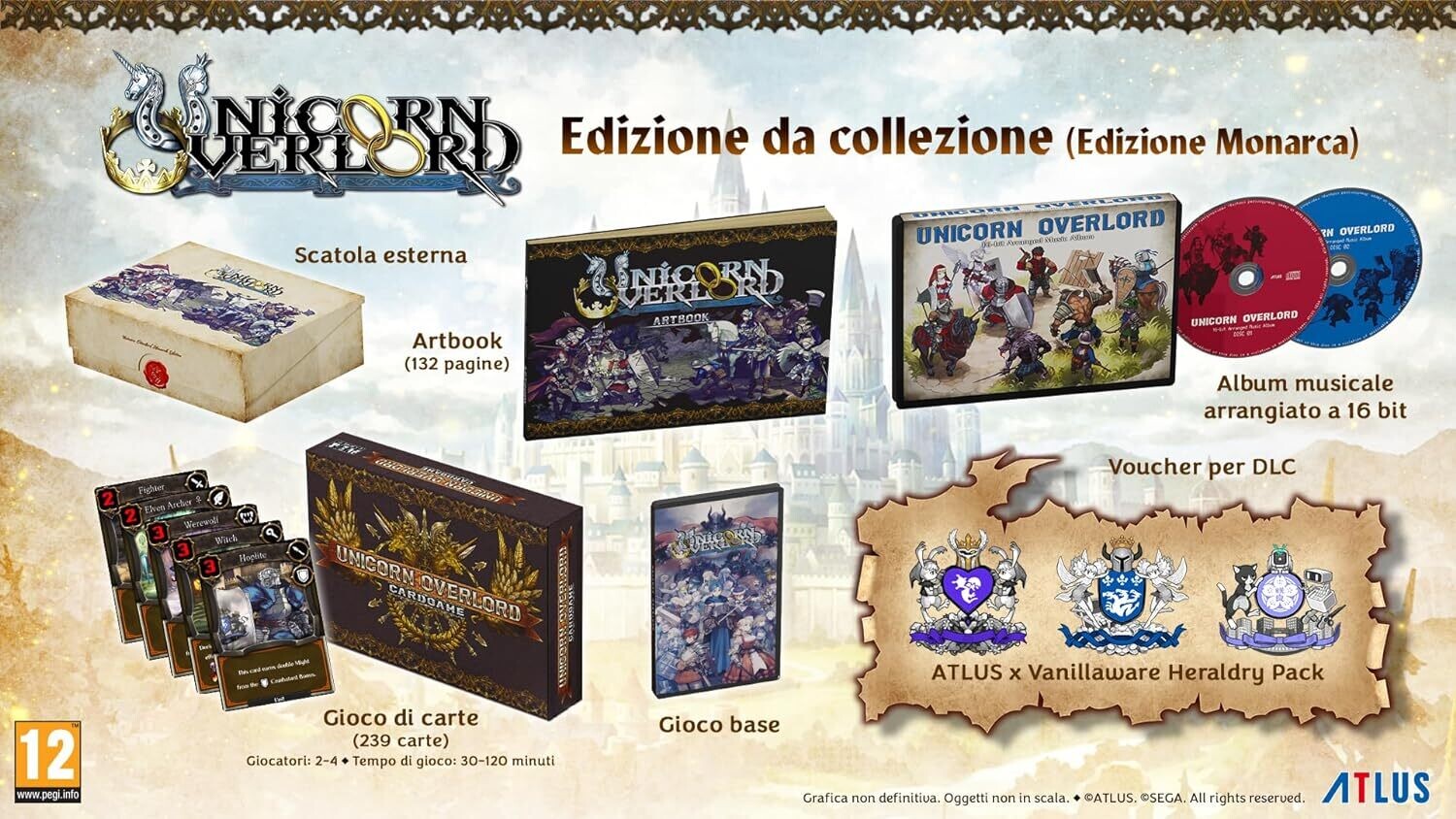 Unicorn Overlord Monarch Edition Collector - Nintendo Switch Rpg Tattico Eu