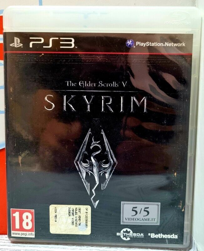 The Elder Scrolls V: Skyrim - PS3 Playstation 3 Con Manuale Italiano