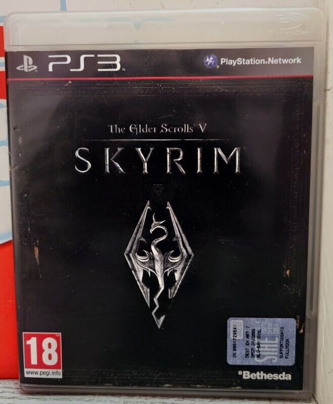 The Elder Scrolls V: Skyrim - PS3 Playstation 3 EU Con Italiano Con Manuale