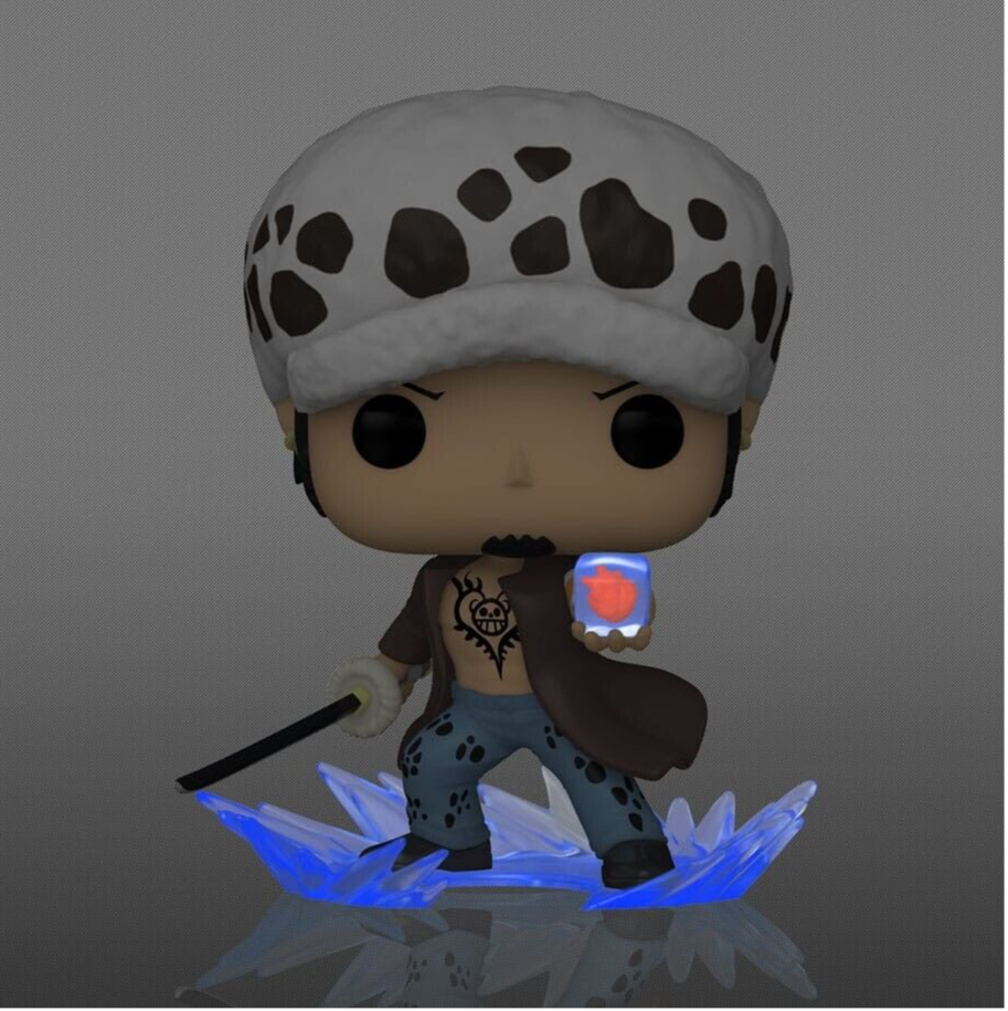 Funko Pop Animation One Piece - Trafalgar Law #1016 Limited Glow Chase + Protector
