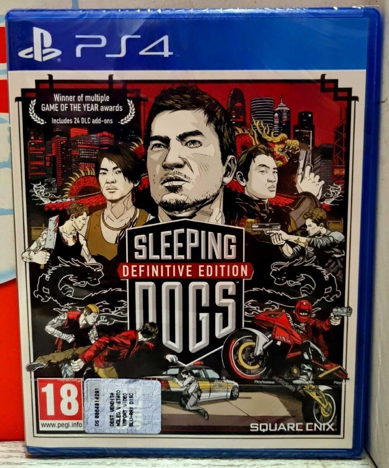 Sleeping Dogs Definitive Edition - PS4 Playstation 4 Action Open World Uk Con Italiano