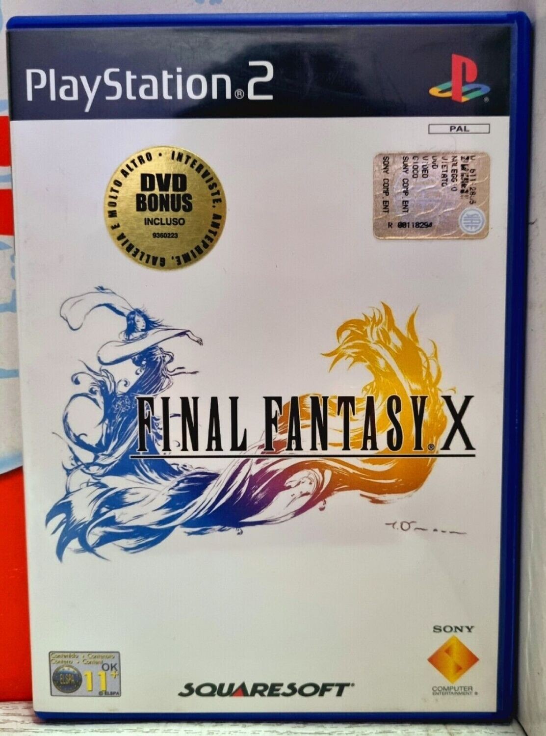 Final Fantasy X - PS2 Playstation 2 Jrpg Italiano Con Manuale E Dvd Bonus