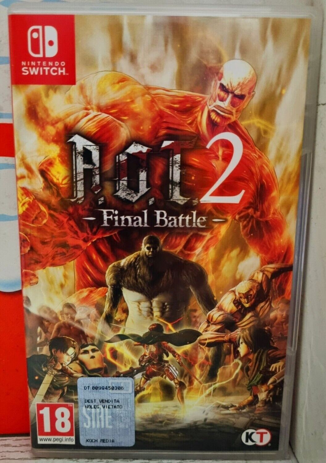 Attack On Titan 2: Final Battle - Nintendo Switch Edizione Italia-Spagna