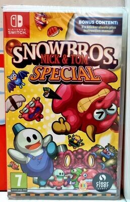 Snow Bros. Nick &amp; Tom Special - Nintendo Switch Eu Include Stickers Manuale E Dlc