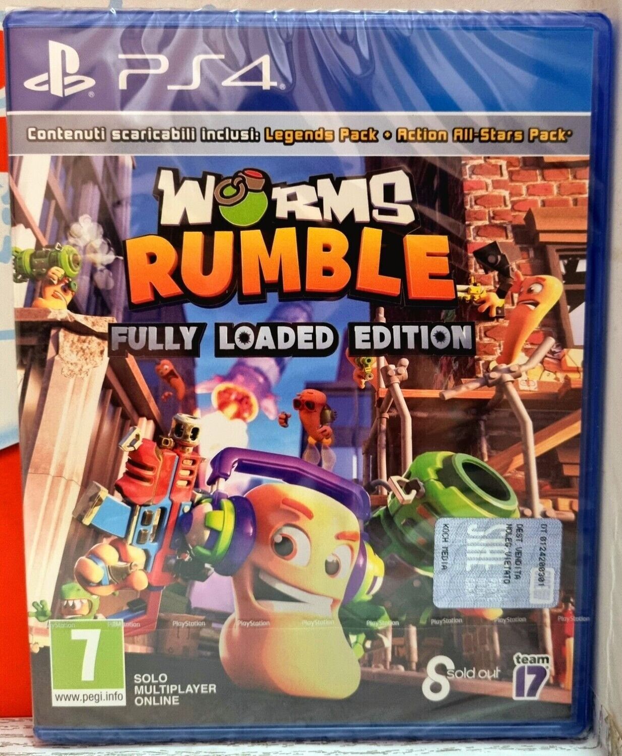 Worms Rumble Fully Loaded Edition - PS4 Playstation 4 Multiplayer Online
