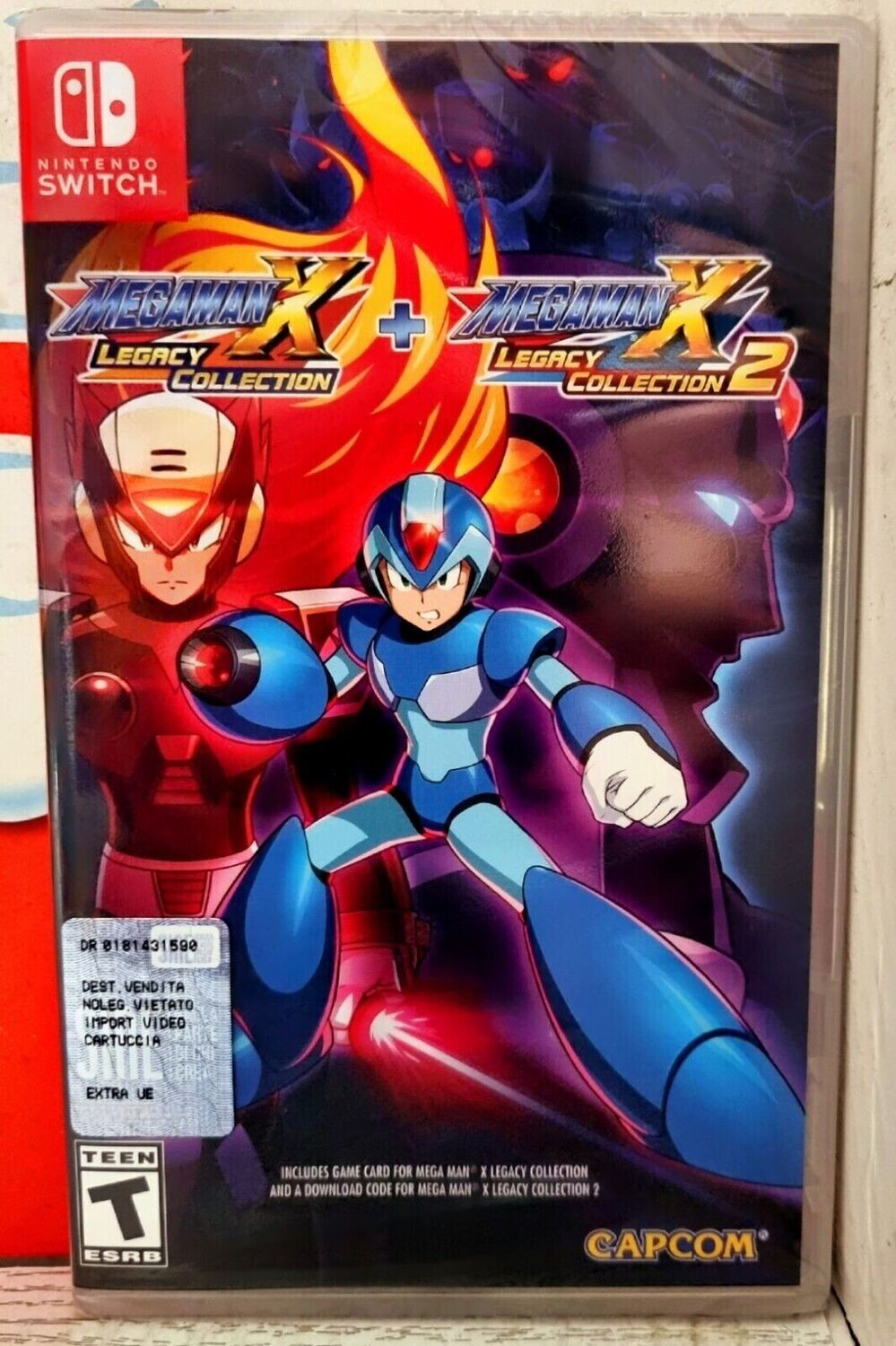 Mega Man X Legacy Collection 1 + 2 - Nintendo Switch Edizione Americana