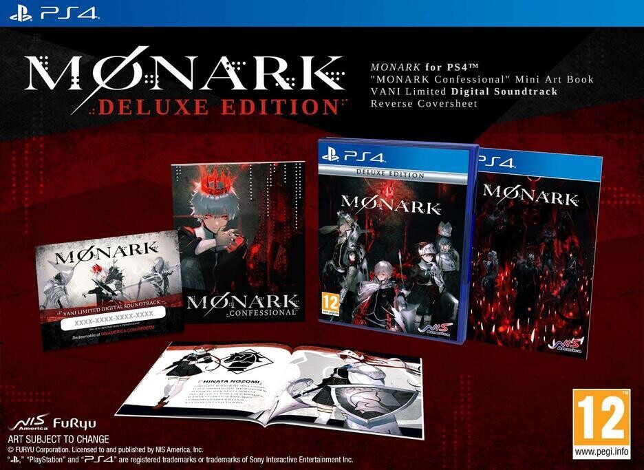 Monark Deluxe Edition - PS4 Upgrade PS5 Copertina Italiana Jrpg
