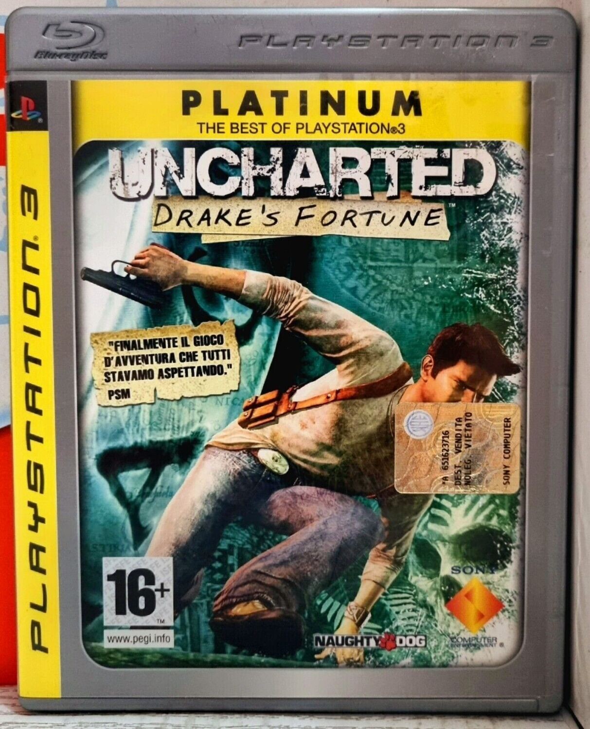 Uncharted 1 Drake&#39;s Fortune - PS3 Playstation 3 Edizione Platinum Italiana