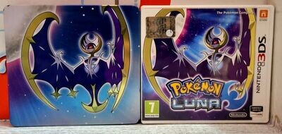 Pokemon Luna - Nintendo 3DS 2DS Con Steelbook Italiano