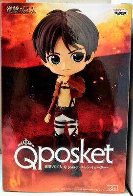 Attack On Titan Eren Yeager (A) Banpresto Q Posket Statua Figure 14cm