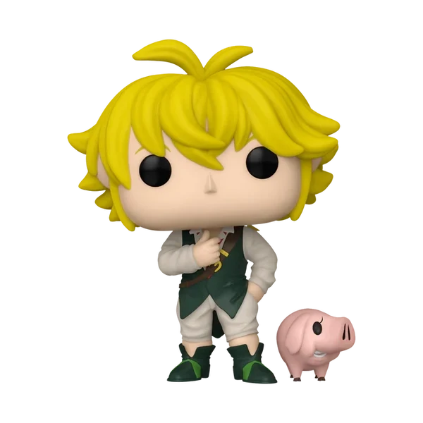 Funko Pop The Seven Deadly Sins Meliodas with Hawk #1497 Vinyl Figure