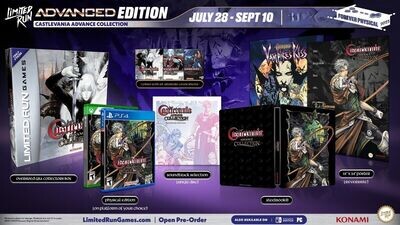 Castlevania Advance Collection Advanced Edition - PS4 Limited Run #524