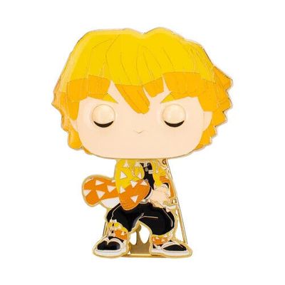 Funko Pop! Pin Anime Demon Slayer Zenitsu Agatsuma #25 Enamel Pin 9cm