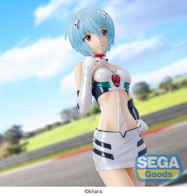 Evangelion Rei Ayanami Statua 21 Cm Sega Luminasta Eva Racing Pit Walk