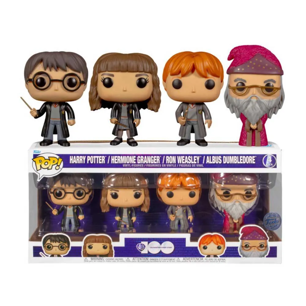 Funko Pop Harry Potter 4pack Warner Bros 10 Anniversary