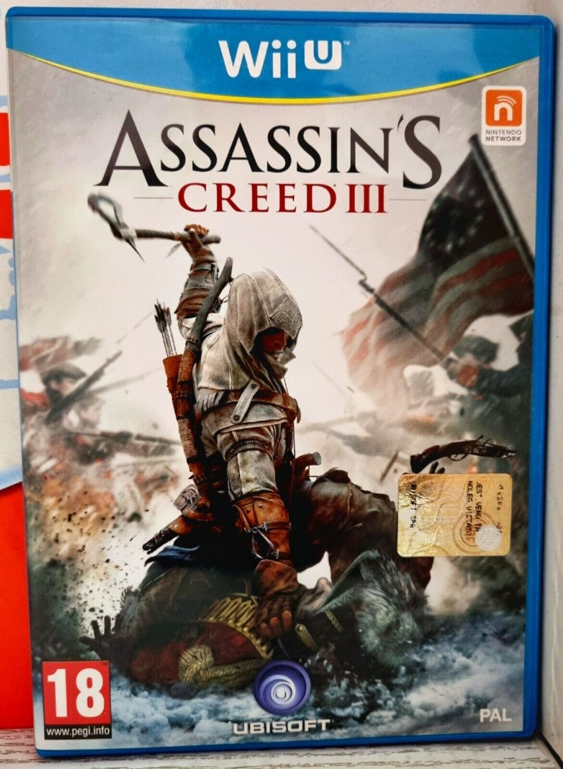 Assassin&#39;s Creed III (3) - Nintendo WII U Italiano △ Blu