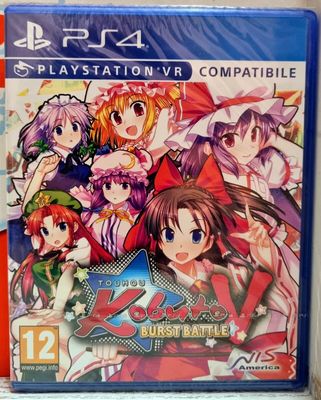Touhou Kobuto V: Burst Battle - PS4 Sparatutto Bullet Hell Cover Ita Gioco Eng