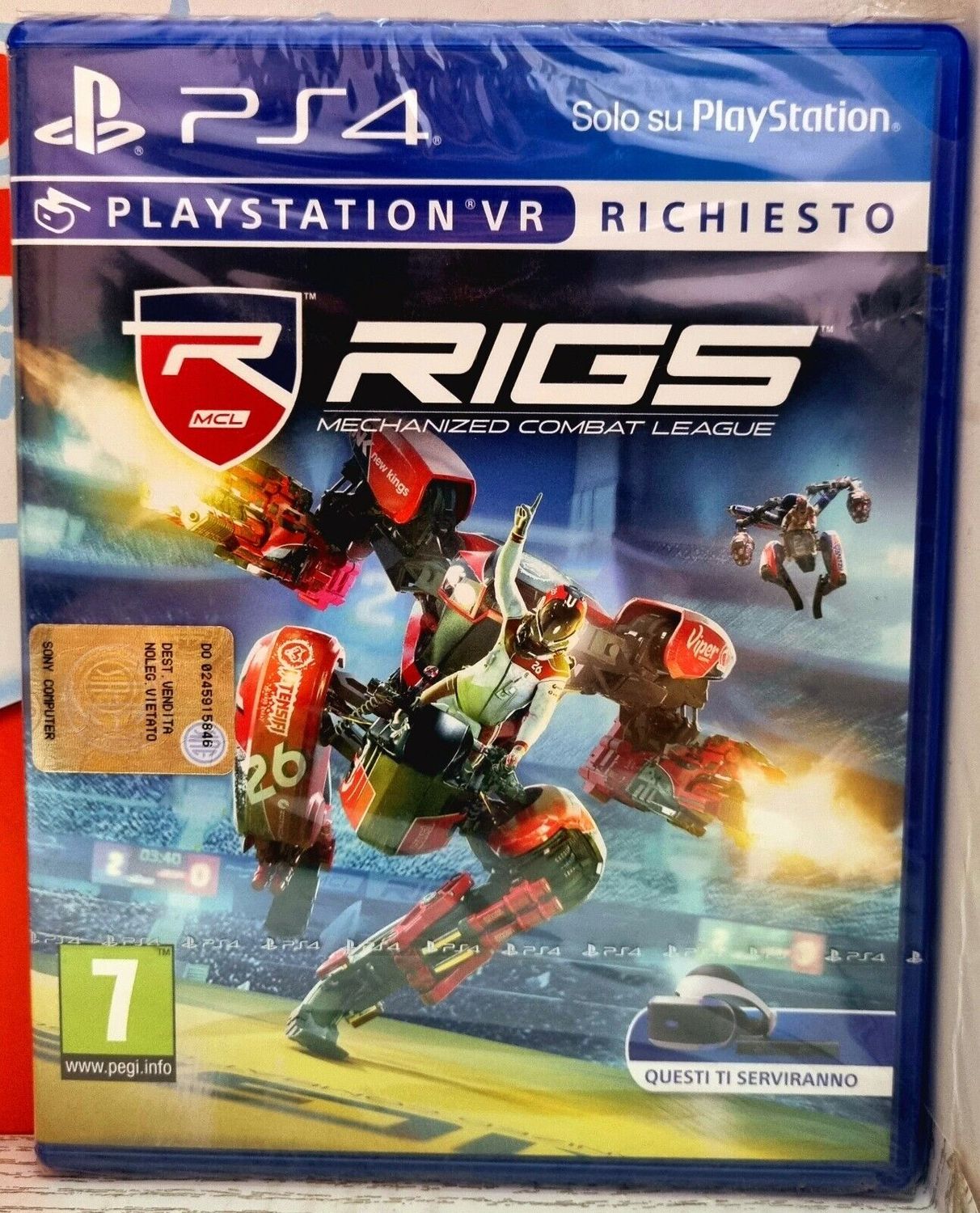 Rigs: Mechanized Combat League - PS4 VR Richiesto Sport Combattimenti Mech Italiano