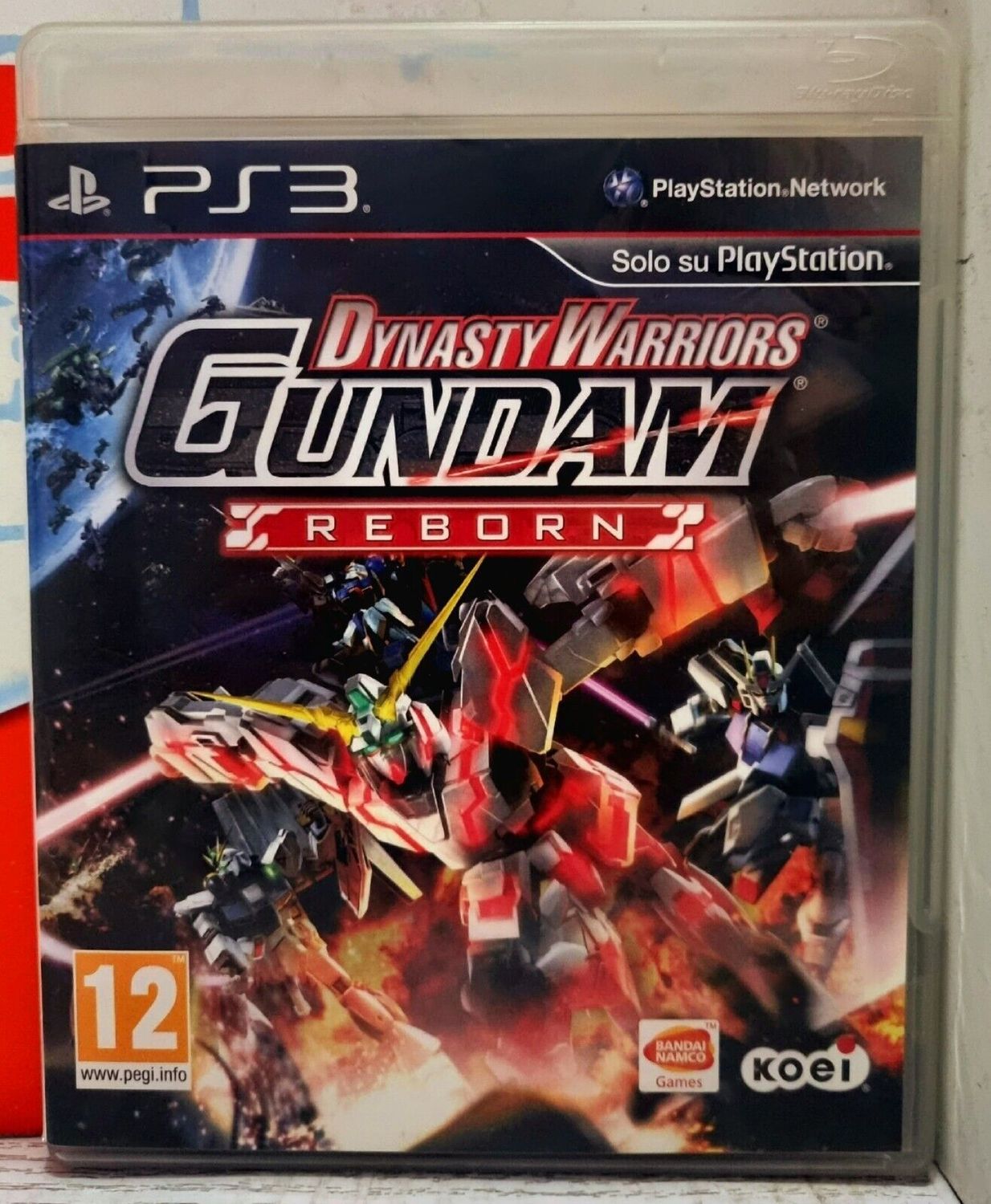 Dynasty Warriors: Gundam Reborn - Esclusiva PS3 Cover Ita Gioco Eng