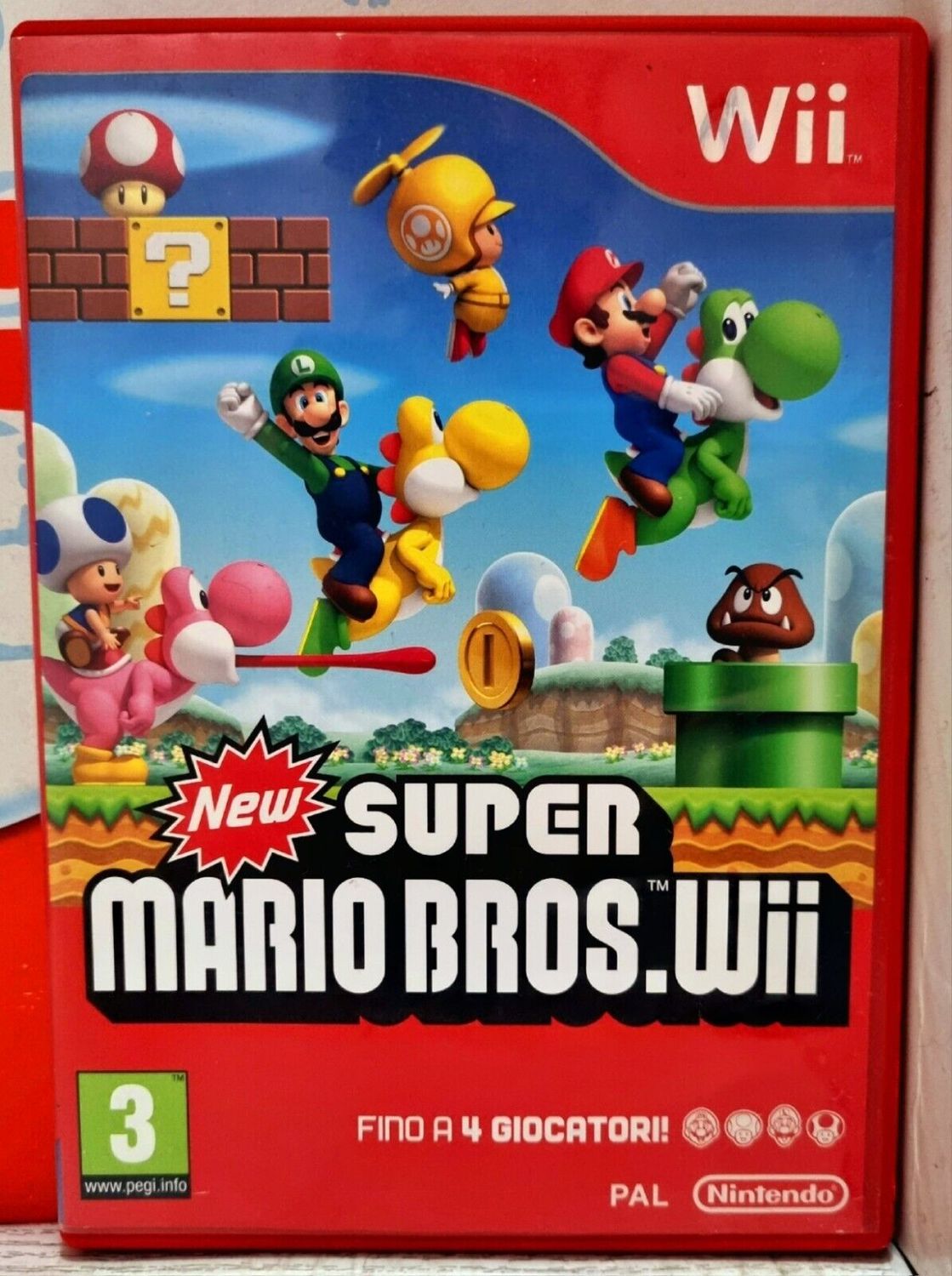 New Super Mario Bros. Wii - Nintendo Wii Edizione Italiana 1-4 Giocatori