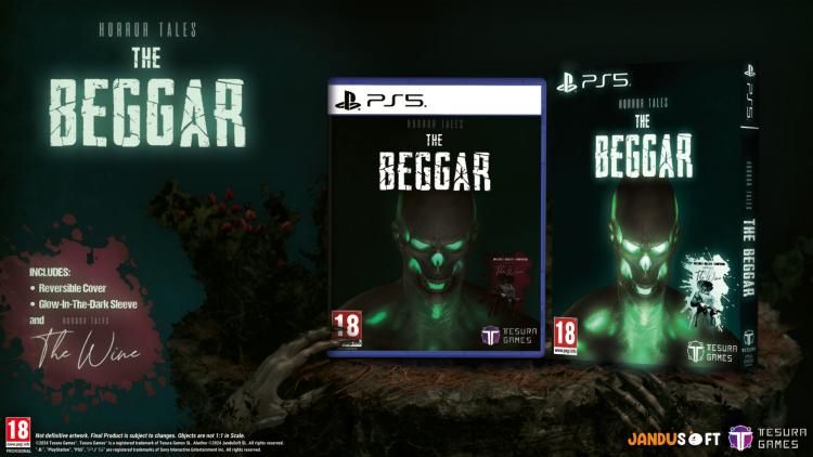 Horror Tales: The Beggar - PS5 Playstation 5 Con Dlc E Slipcase Glow In Dark UK
