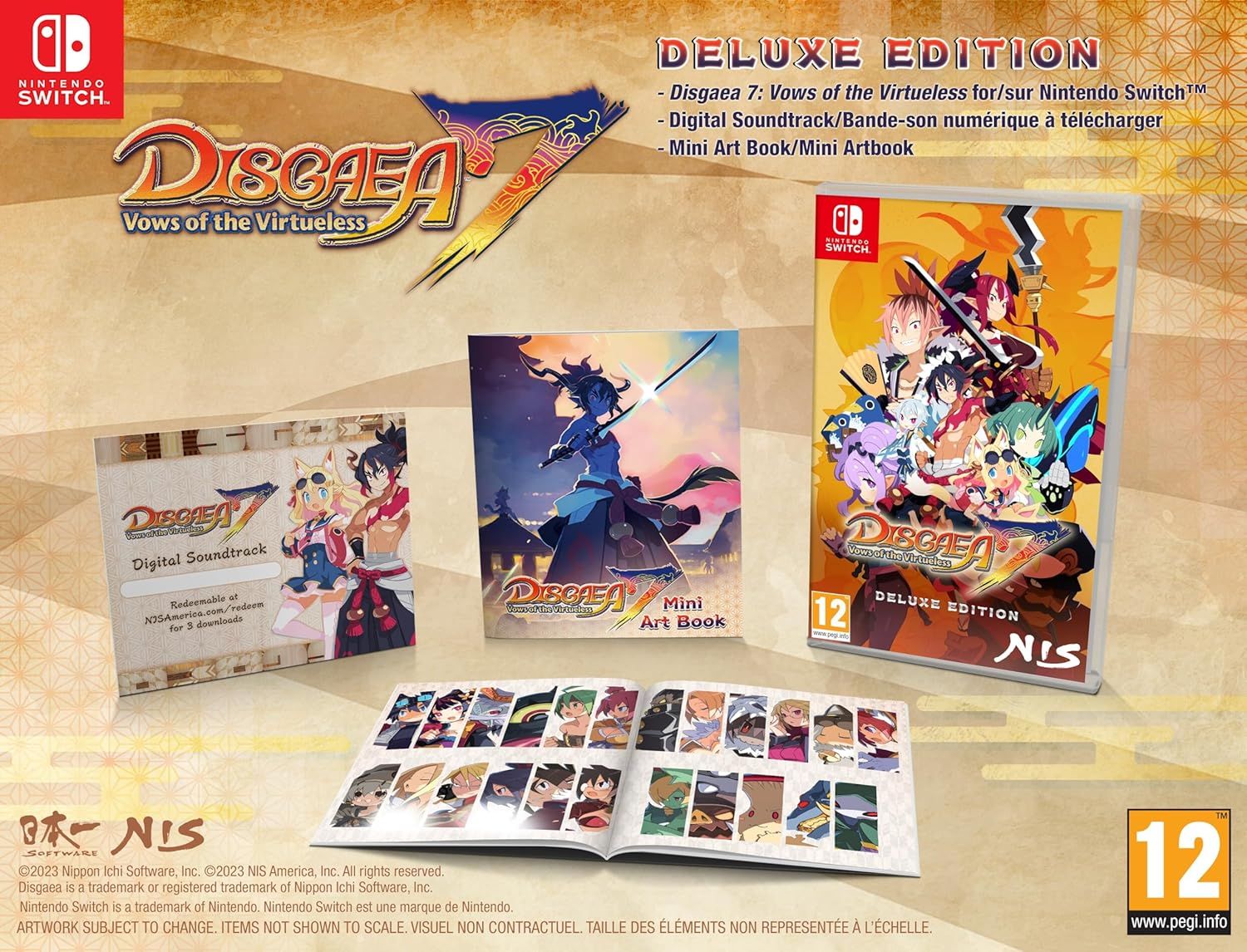 Disgaea 7: Vows Of The Virtueless Deluxe Edition - Nintendo Switch JRPG EU