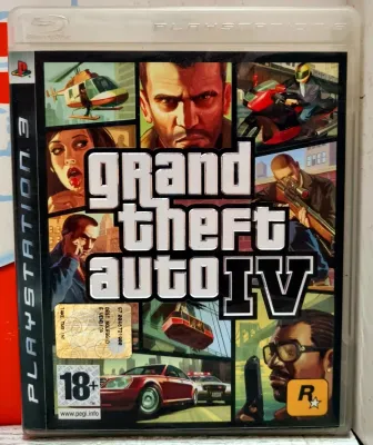 Grand Theft Auto IV GTA 4 - PS3 Italiano Con Manuale E Mappa