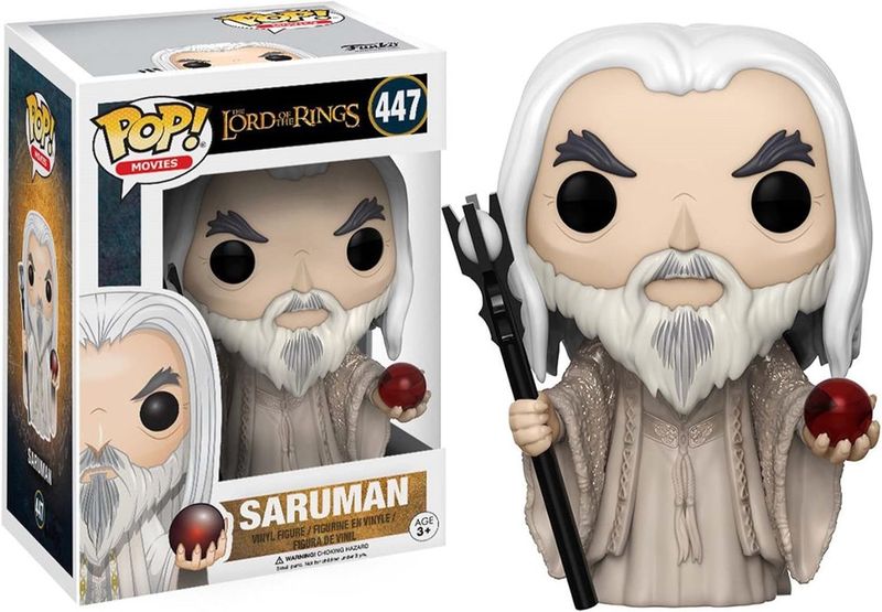 Funko Pop Movies Lord Of The Rings Saruman #447 Vinyl Figure