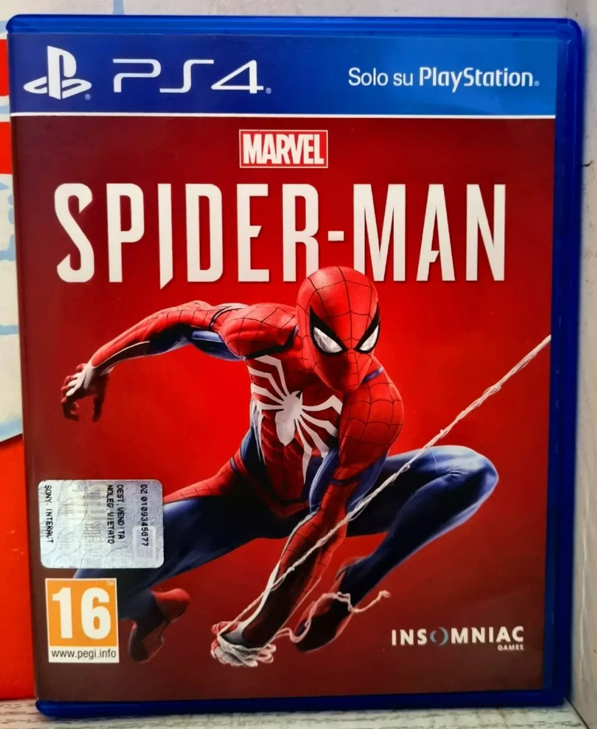 Marvel Spider-Man - PS4 Playstation 4 Spiderman Edizione Italiana Usato Ottimo