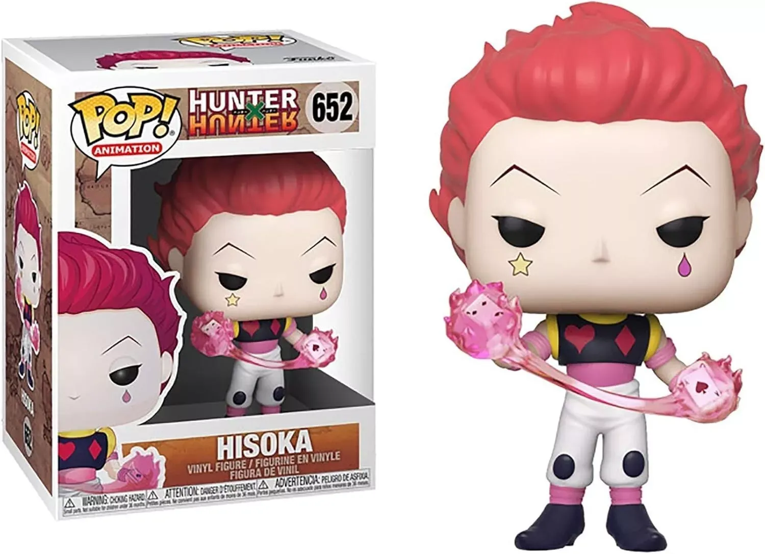 Funko Pop Animation Hunter X Hunter Hisoka #652 Vinyl Figure 9 Cm