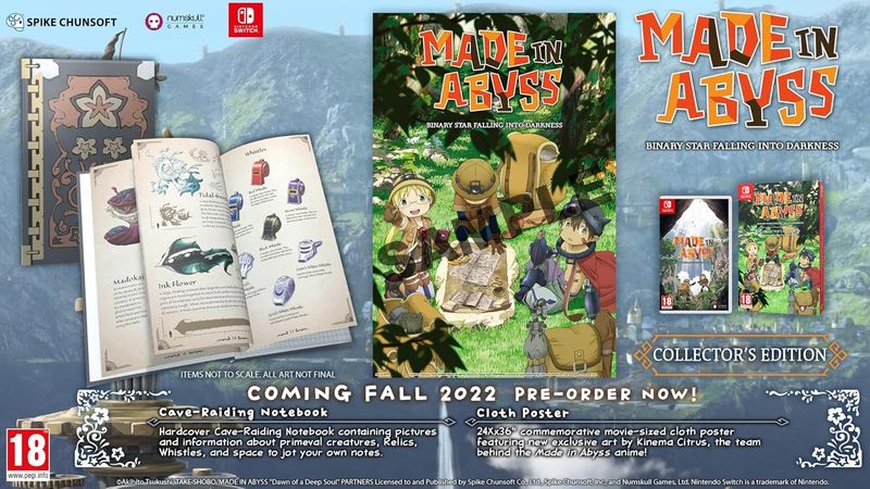 Made In Abyss: Binary Star Falling Into Darkness Collector&#39;s Edition - Nintendo Switch UK