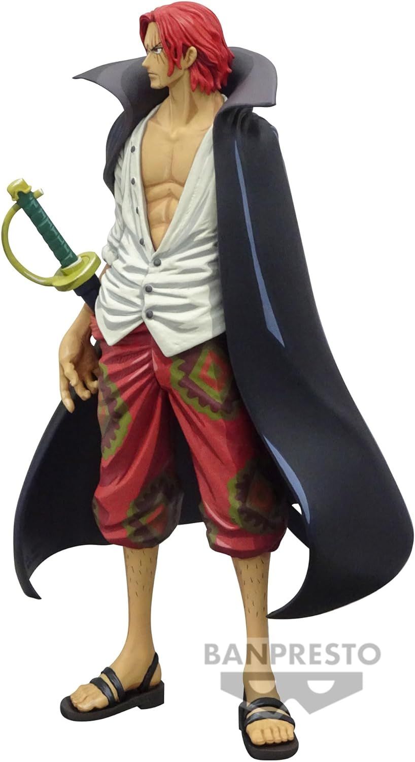 One Piece Film Red Statua Shanks Figure Banpresto King Of Artist 23 Cm