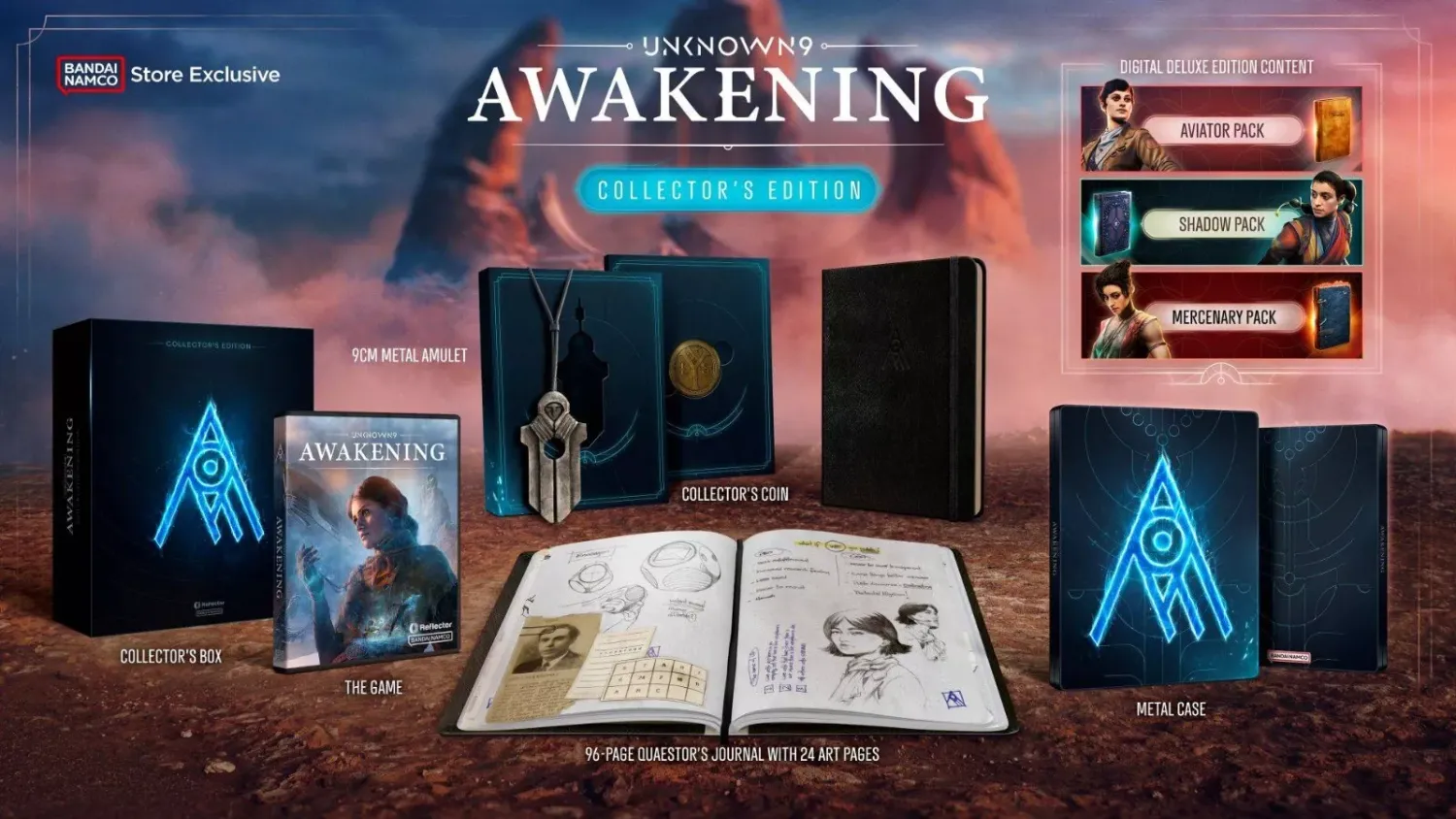 Unknown 9: Awakening Collector&#39;s Edition + Codice DLC PS5 EU Con Italiano