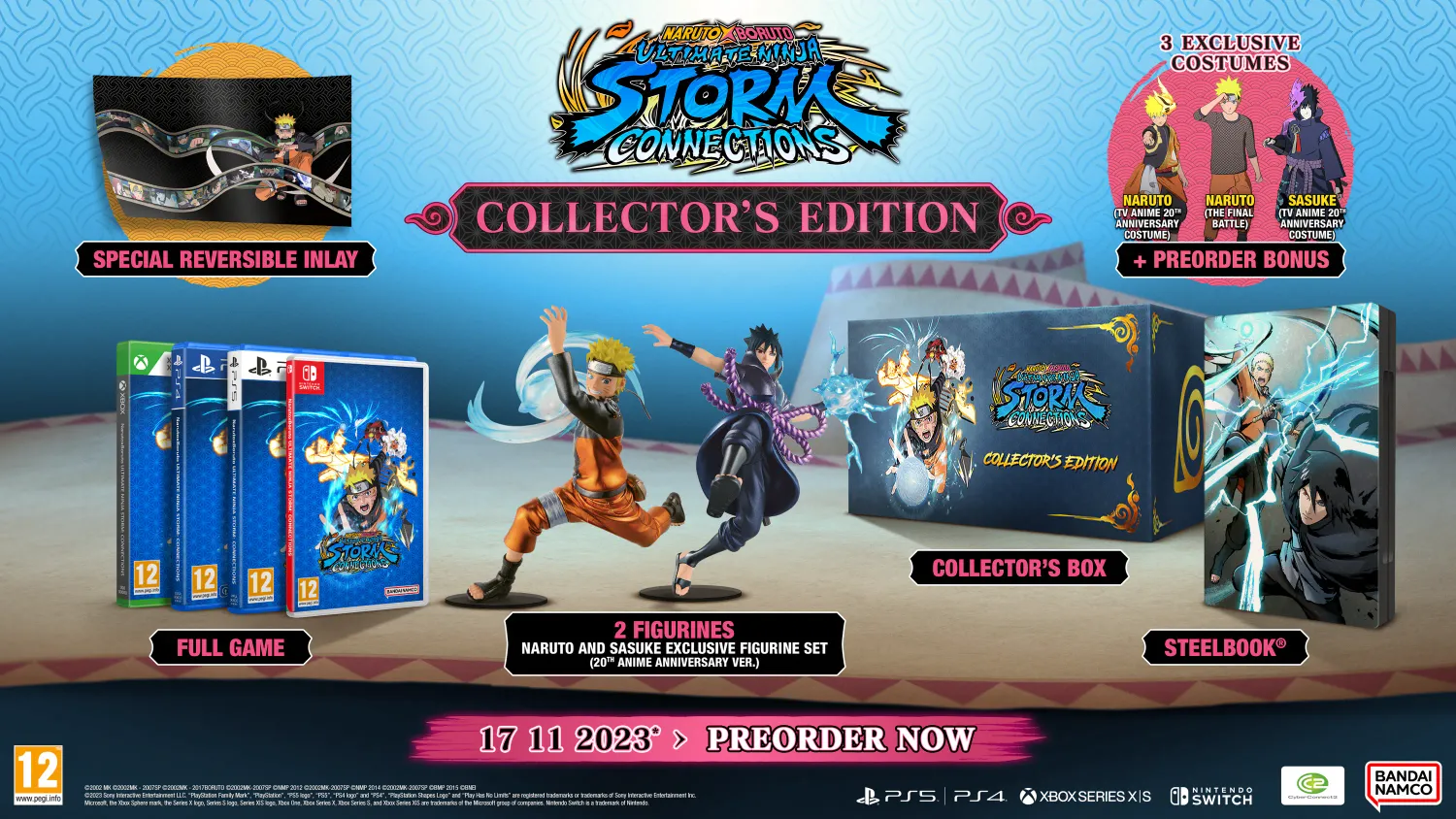 Naruto X Boruto: Ultimate Ninja Storm Connections Collector&#39;s Edition PS5 EU Con Italiano