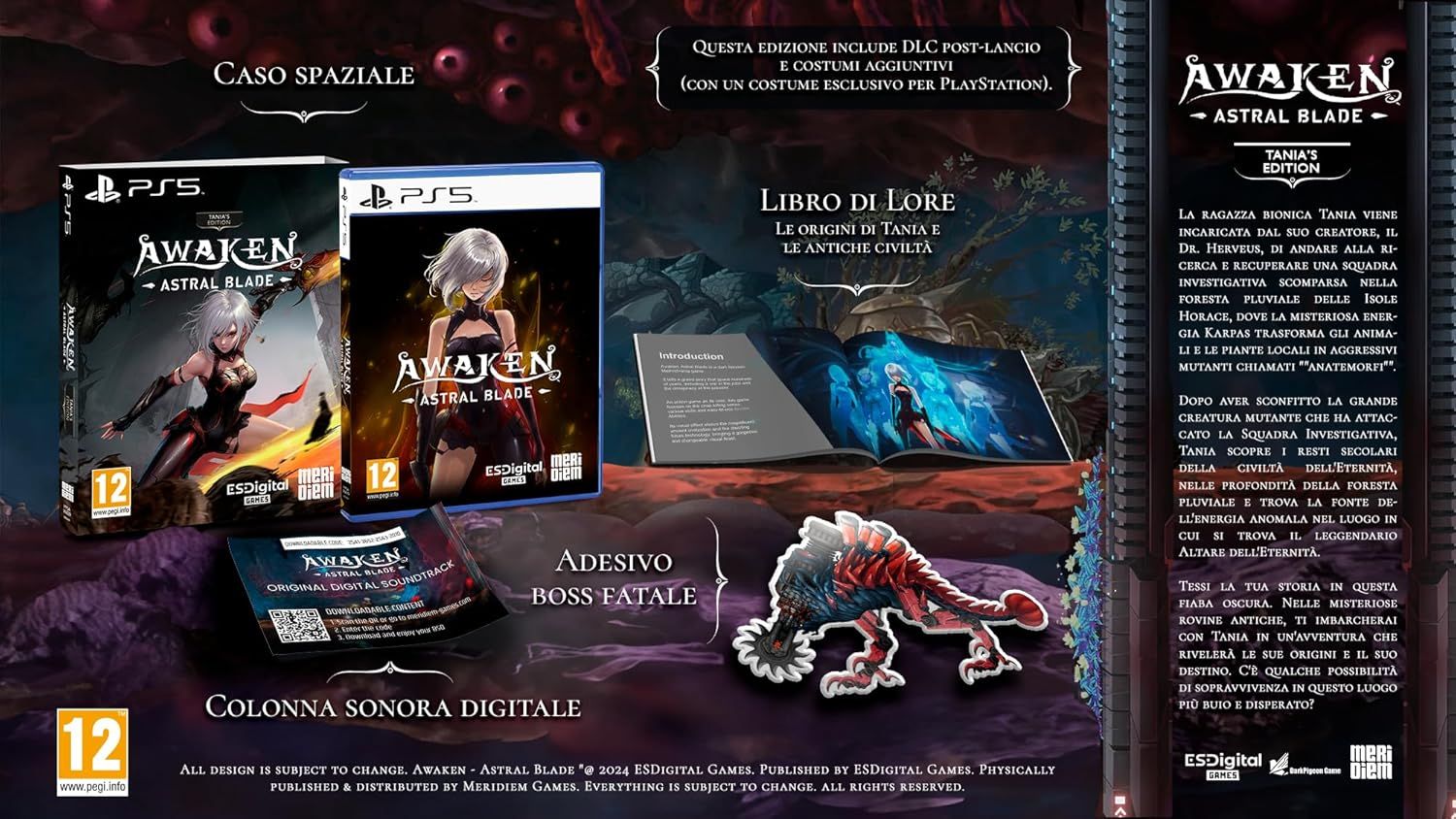 Awaken: Astral Blade Tania&#39;s Edition - PS5 Playstation 5 Action Metroidvania EU